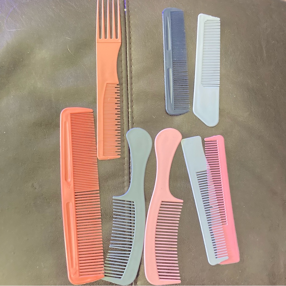 Set of Colorful Hair Combs